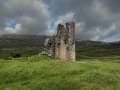 Ardvreck Castle near Loch Assynt Scotland 1-07-2019