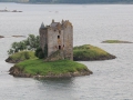 Castle Stalker Scotland vloed